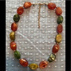 Beautiful Polished Stone Necklace